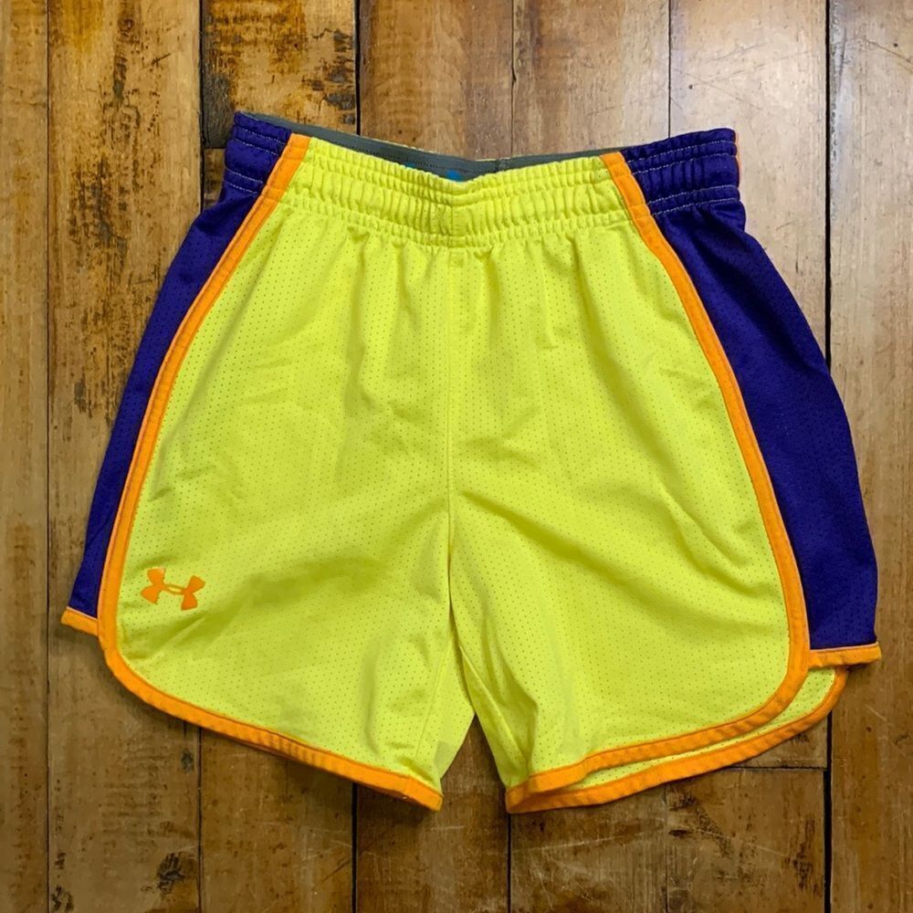 Under Armour shorts youth medium heat gear loose fit athletic sports soccer